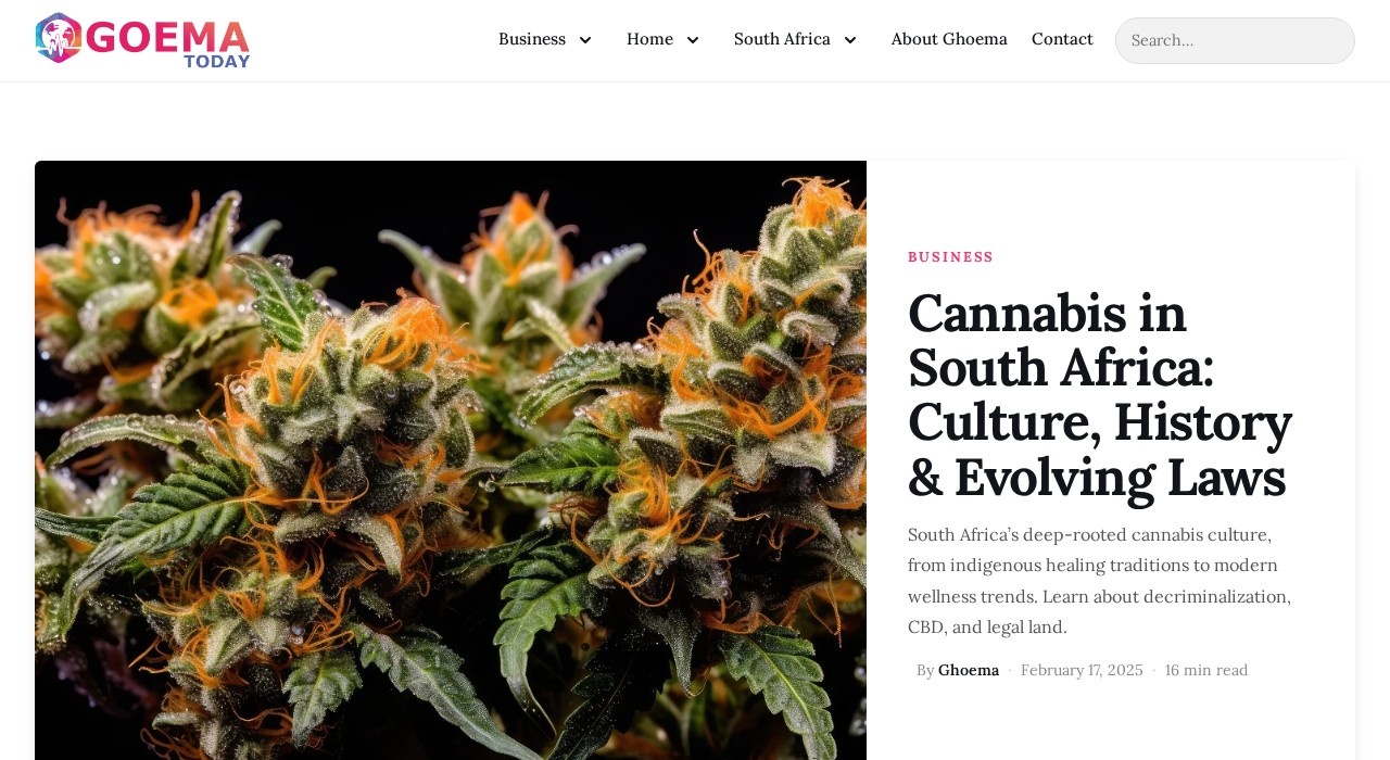 Ghoema homepage - South African culture and lifestyle