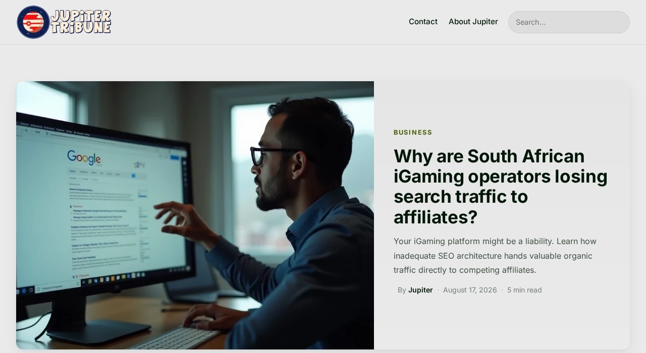 Jupiter homepage - South African business and industry news